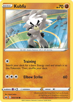 Pokemon Chilling Reign Kubfu - 93