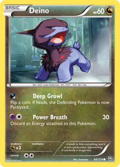 Pokemon Dragons Exalted Deino - 93