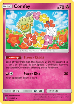 Pokemon Guardians Rising Comfey - 93