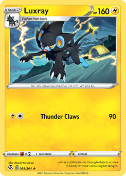 Pokemon Fusion Strike Luxray - 93