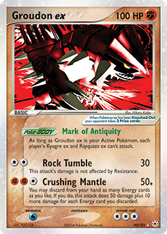 Pokemon Hidden Legends Groudon ex - 93