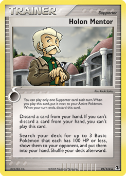 Pokemon Delta Species Holon Mentor - 93