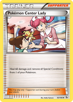 Pokemon Flashfire Pokémon Center Lady - 93
