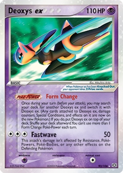 Pokemon Emerald Deoxys ex - 93