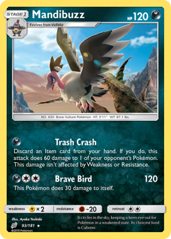 Pokemon Team Up Mandibuzz - 93