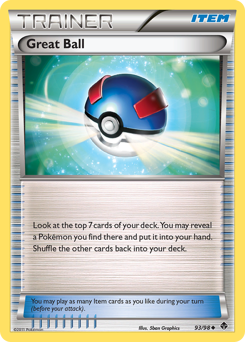 Pokemon Emerging Powers Great Ball - 93