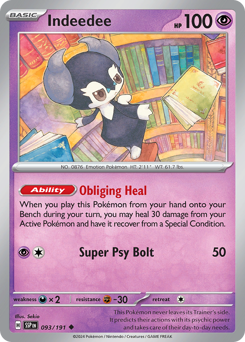Pokemon Surging Sparks Indeedee - 93