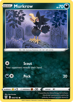 Pokemon Battle Styles Murkrow - 93