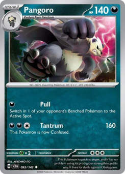 Pokemon Stellar Crown Pangoro - 93
