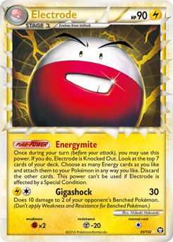 Pokemon HS—Triumphant Electrode - 93