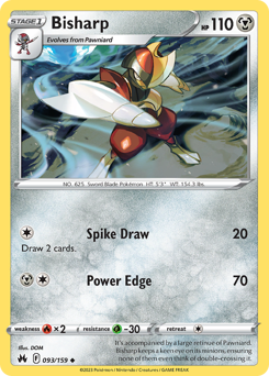 Pokemon Crown Zenith Bisharp - 93