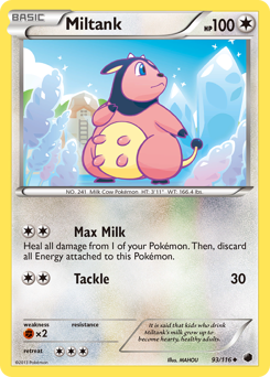 Pokemon Plasma Freeze Miltank - 93
