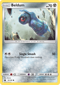 Pokemon Celestial Storm Beldum - 93
