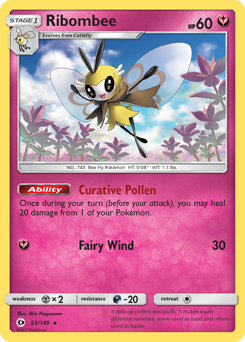 Pokemon Sun & Moon Ribombee - 93