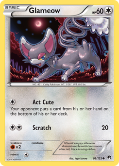 Pokemon BREAKpoint Glameow - 93