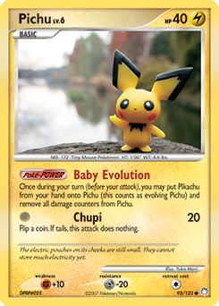Pokemon Mysterious Treasures Pichu - 93
