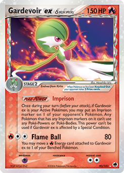 Pokemon Dragon Frontiers Gardevoir ex δ - 93
