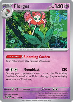 Pokemon Scarlet & Violet Florges - 93