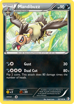Pokemon Boundaries Crossed Mandibuzz - 93