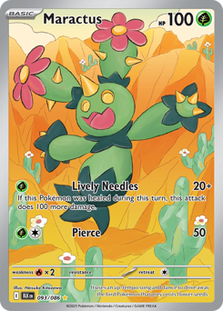 Pokemon Black Bolt Maractus - 93