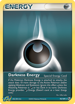 Pokemon Ruby & Sapphire Darkness Energy - 93
