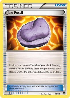 Pokemon Furious Fists Jaw Fossil - 94