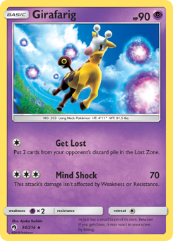 Pokemon Lost Thunder Girafarig - 94