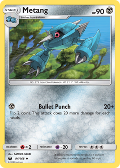 Pokemon Celestial Storm Metang - 94