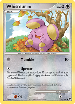 Pokemon Great Encounters Whismur - 94