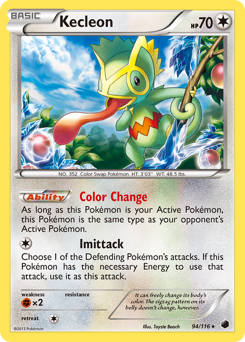 Pokemon Plasma Freeze Kecleon - 94