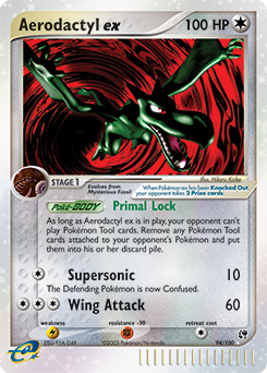 Pokemon Sandstorm Aerodactyl ex - 94