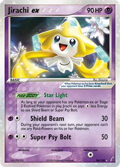Pokemon Crystal Guardians Jirachi ex - 94