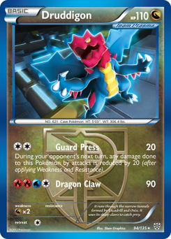 Pokemon Plasma Storm Druddigon - 94