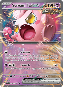 Pokemon Twilight Masquerade Scream Tail ex - 94