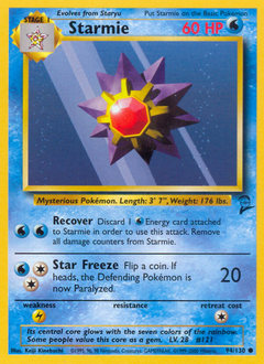 Pokemon Base Set 2 Starmie - 94
