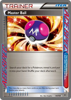 Pokemon Plasma Blast Master Ball - 94