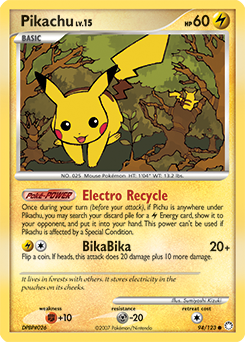 Pokemon Mysterious Treasures Pikachu - 94