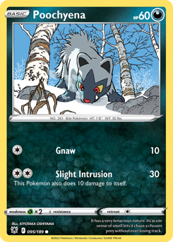 Pokemon Astral Radiance Poochyena - 95