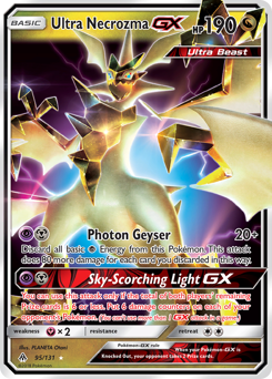Pokemon Forbidden Light Ultra Necrozma-GX - 95