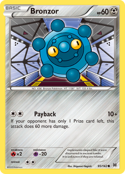 Pokemon BREAKthrough Bronzor - 95