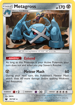 Pokemon Celestial Storm Metagross - 95