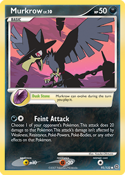 Pokemon Secret Wonders Murkrow - 95