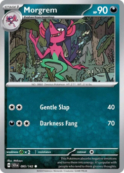 Pokemon Stellar Crown Morgrem - 95