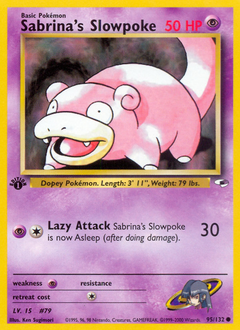 Pokemon Gym Heroes Sabrina's Slowpoke - 95