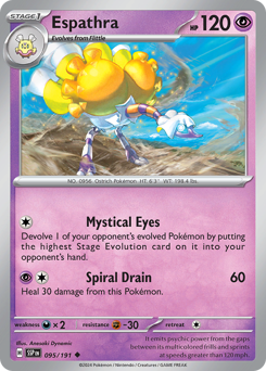Pokemon Surging Sparks Espathra - 95