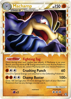 Pokemon HS—Triumphant Machamp - 95