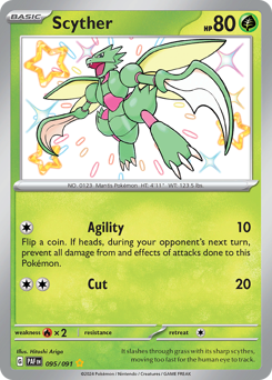Pokemon Paldean Fates Scyther - 95