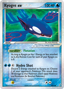 Pokemon Crystal Guardians Kyogre ex - 95