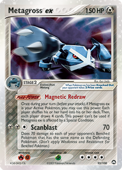 Pokemon Power Keepers Metagross ex - 95