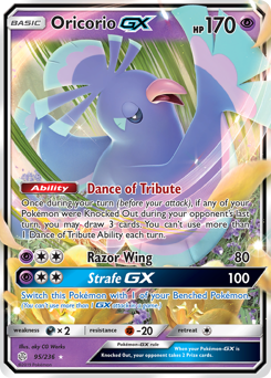 Pokemon Cosmic Eclipse Oricorio-GX - 95